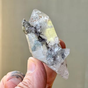 Blue Tara Quartz, 56g, Rare Find, Crystal for Psychic Intuition & Spiritual Growth, Bahia, Brazil S551