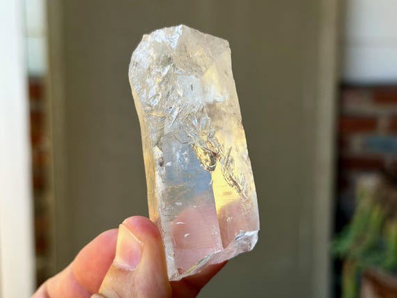 Lightning Strike Lemurian Quartz, 92g, Amplify Prana and Chi, Serra do Cabral, Minas Gerais, Brazil B130