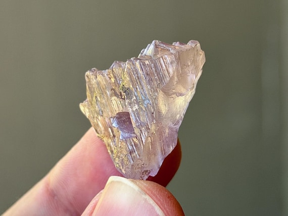 Purple Kunzite, Naturally Etched, 14g, Heart Chakra, Kunar Province, Afghanistan B163