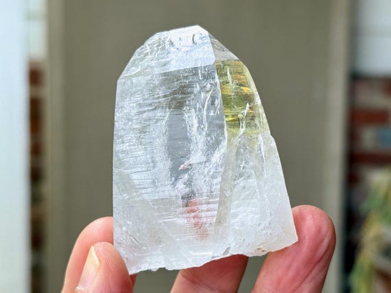 Lemurian Quartz from Peñas Blancas, Tabular Formation, 104g, New Find, High Grade Lemurian, Boyaca, Colombia T142