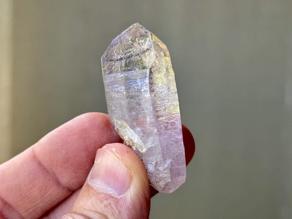 Vera Cruz Amethyst with Active Enhydros, 31g, Crystal with Moving Water Bubbles, Rare Find, Third Eye Chakra, Mexico S553