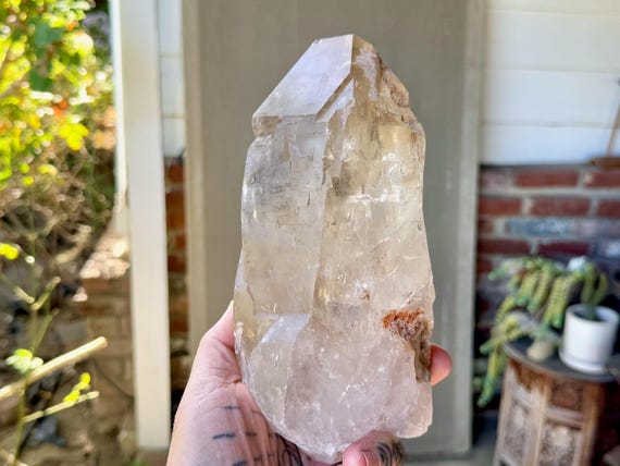 Cathedral Citrine Quartz, 2.3 Kilo, Solar Plexus Chakra Crystal, Minas Gerais, Brazil X438