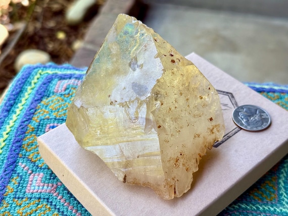 Citrine, Natural Golden Color with Pitted Impressions, 470g, Self-Standing, Manifestation & Creativity, Aracuai, Minas Gerais, Brazil W954