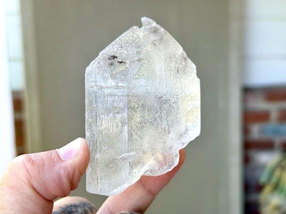 Selenite from Morocco, Natural Formation, 157g, Crystal for Purification & Energetic Cleansing S940