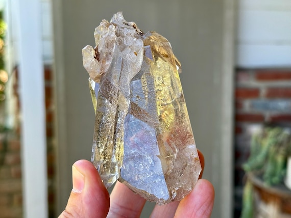 Cathedral Quartz, Water Clear, 354g, Unique Cluster Termination, Aracuai, Minas Gerais, Brazil V364