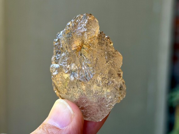 Smoky Ice Quartz, Hydrothermally Etched, 42g, Spiritual Evolution & Transformation, Diamantina, Minas Gerais, Brazil B300