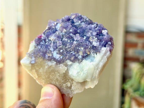 Purple Lepidolite & Pink Tourmaline Quartz, Unicorn Stone, 162g, Heart Healing, Calming Energies, Coronel Murta, Minas Gerais, Brazil A796