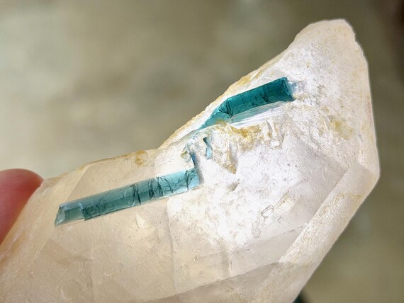 Blue Tourmaline Quartz, 206g, Channeling & Mediumship, Self-Expression, Minas Gerais, Brazil B147