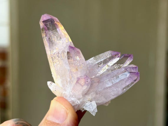 Vera Cruz Amethyst, Cluster Formation, 42g, New Find, Third Eye Chakra, Piedra Parada, Veracruz, Mexico V580
