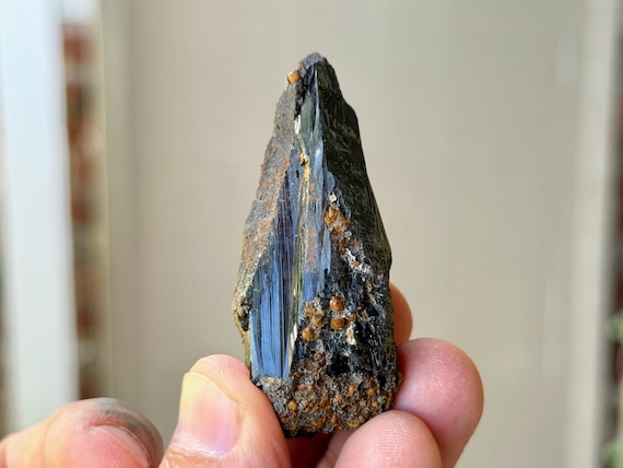 Vivianite, Blue & Green Hues, Natural Formation, 40g, Heart Chakra, Visualization and Forgiveness, Amazonas, Brazil A778