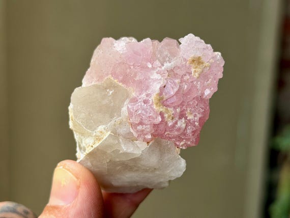 Canga Rose Quartz, 60g, New Find, Heart Chakra, Love & Sensuality, Taquaral, Brazil A931