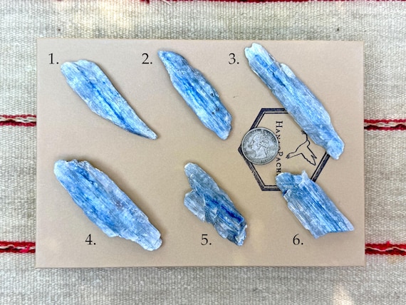 Blue Kyanite, Old Find, Choose ONE of Six, Self-Expression & Dreamwork, Capelinha, Minas Gerais, Brazil B622
