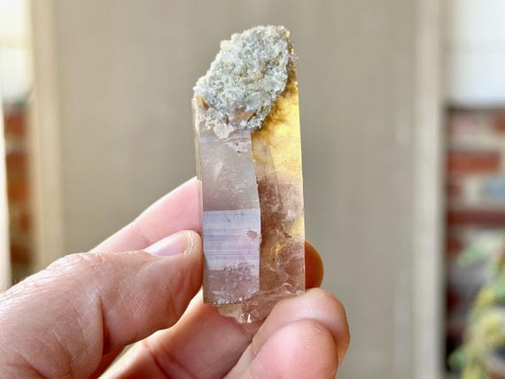 Red Amphibole Quartz, 49g, Third Eye & Crown Chakra, Guardian Angels, Clairaudience, Minas Gerais, Brazil S116