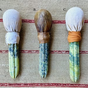 Shaman Rattle with Serpentine Cactus Handle, Traditional Andean Rattle for Shamanic Ceremony, Handmade in Peru
