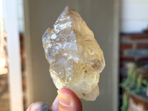 BG3 Citrine, Elestial Cathedral Formation, Sceptered Growth, 340g, New Find, Adaptogenic Energy Balancing Crystal, Piaui, Brazil V461