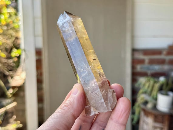Smoky Laser Quartz from Diamantina, 146g, Grounding Crystal for Energetic Clearing and Direction, Minas Gerais, Brazil S212