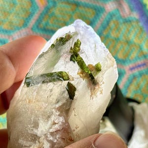Green Tourmaline Quartz, 174g, New Find, Heart Chakra Healing, São José do Safira, Minas Gerais, Brazil X785