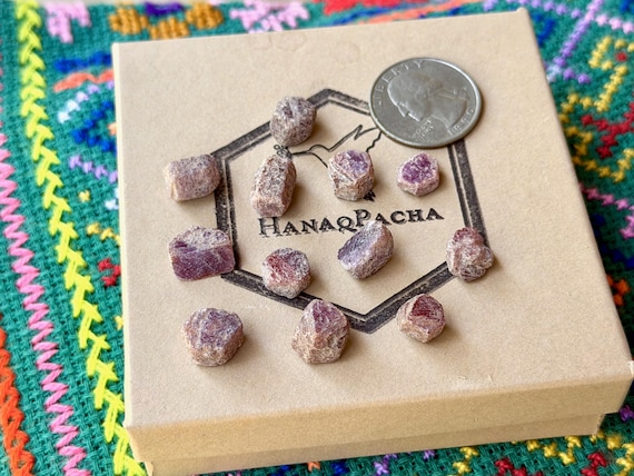 Ruby Lot, 12 pcs, Raw & Natural, Abundance, Kundalini Energy, India B353