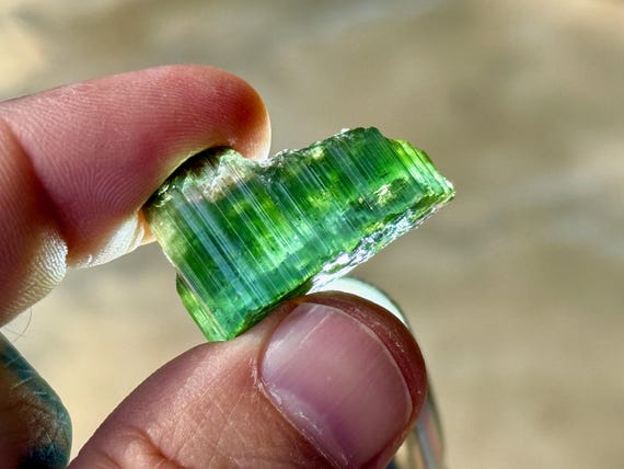 Bicolor Blue-Green Tourmaline, Aricanga Mine, 10g, New Find, São Jose do Safira, Minas Gerais, Brazil A631