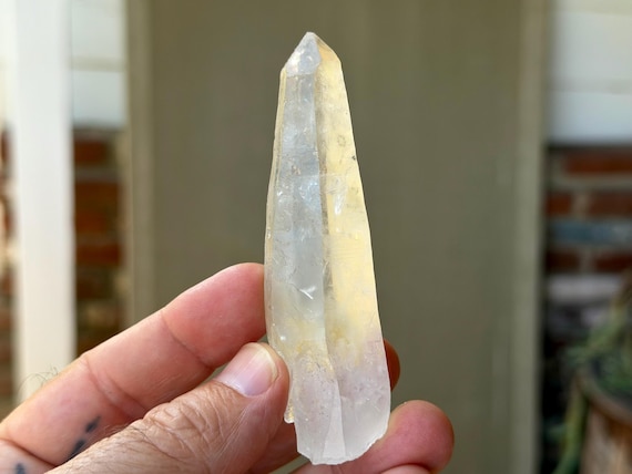 Seraphinite Quartz, Green Clinochlore Inclusions, 70g, New Find, Diamantina, Minas Gerais, Brazil B614