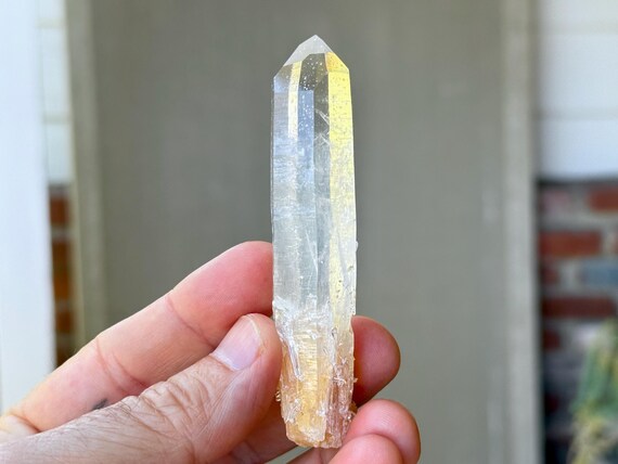 Blue Smoke Quartz, Channeling Formation, 51g, New Find, Water Clear with Phantom Mist Inclusions, La Belleza Mine, Santander, Colombia T334