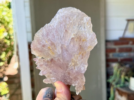 Amethyst Flower Quartz, Radial Growth Formation, 242g, New Find, Rio Grande do Sul, Brazil W758