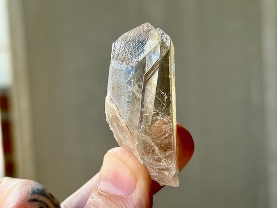 Golden Healer Quartz, Tantric Twin & Raised Record Keepers, 45g, Corinto, Minas Gerais, Brazil A027