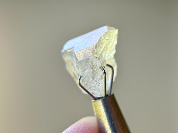 Phenakite Crystal, All Natural, Ukrainian Phenakite, 1.2g, Old Find, Highest Vibration, Crown Chakra Activation T468