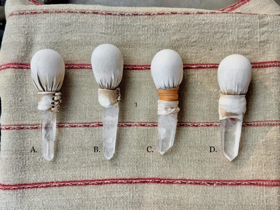 Andean Shaman Rattle with Quartz Crystal Handle, Handcrafted for Shamanic Ceremony and Sound Healing, Made in Peru's Sacred Valley