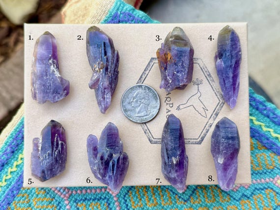 Tutu Amethyst, All Natural, Choose ONE of Eight, New Find, High-Grade Amethyst, Crown Chakra, Nigeria T381