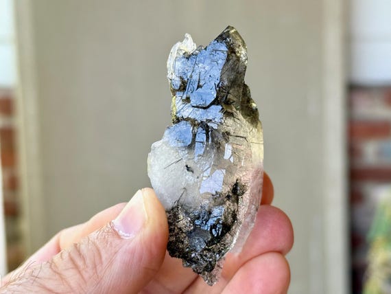 Black Tourmaline Cathedral Quartz, 66g, New Find, Cabasaco Mine, Diamantina, Minas Gerais, Brazil T211