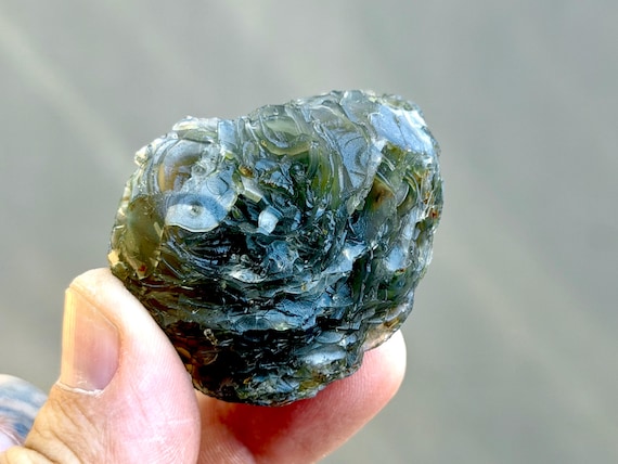 Black Mountain Gobi Agate, Fossilized Impressions, 48g, Naturally Formed, Earth & Water Energies, China B641