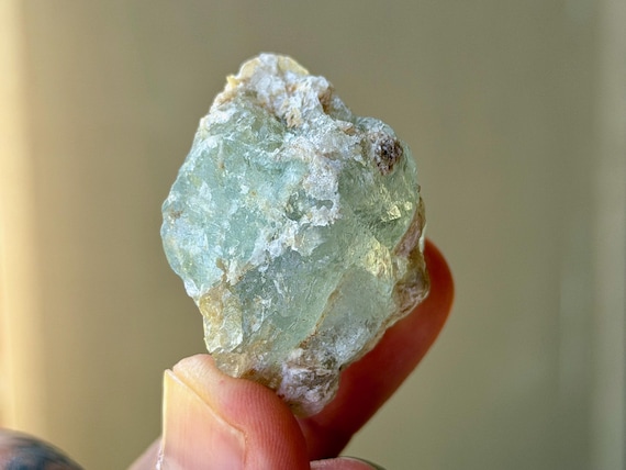 Aquamarine, Hydrothermally Etched, 38g, Self-Expression & Emotional Clearing, Espírito Santo, Brazil A832