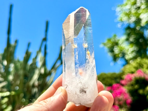 Lemurian Quartz, Channeling Formation, 137g, Old Find, AAA Water Clear Lemurian, Santander, Colombia R250