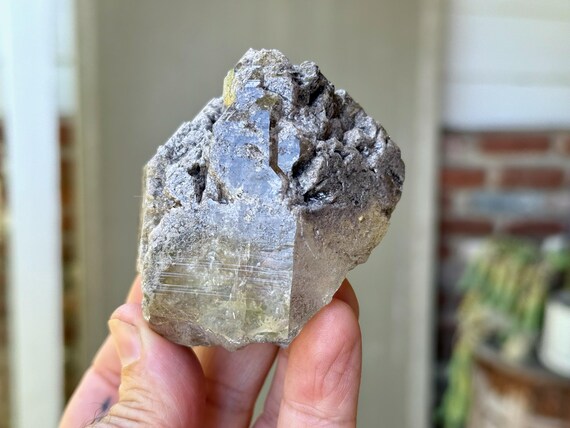 Lepidolite Quartz, Unique Growth Formation, 265g, New Find, Minas Gerais, Brazil W051