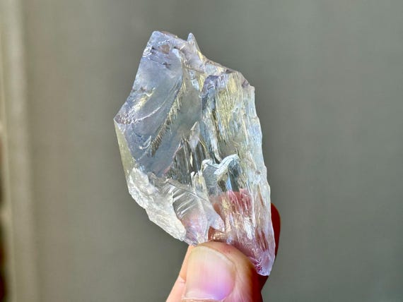 Purple Kunzite, Etched, Water Clear & Double Terminated, 50g, Kunar Province, Afghanistan A268