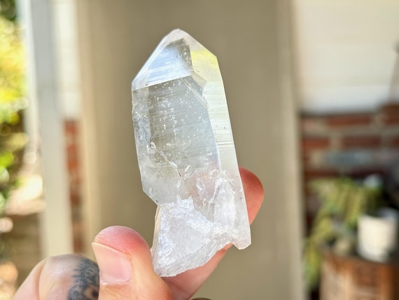 White Phantom Lemurian Quartz, Isis Crystal with Time Link from La Belleza Mine, 101g, New Find, Santander, Colombia R634