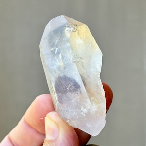 Red Phantom Lemurian Quartz with Pyramidal Hematite Phantom Inclusion, 72g, New Find, Serra do Cabral, Minas Gerais, Brazil R374