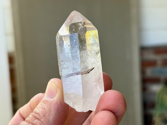 Brookite Quartz with Time Link, Water Clear, 70g, New Find, Attract Spirit Guides & Elevate Spiritual Awareness, Minas Gerais, Brazil T819