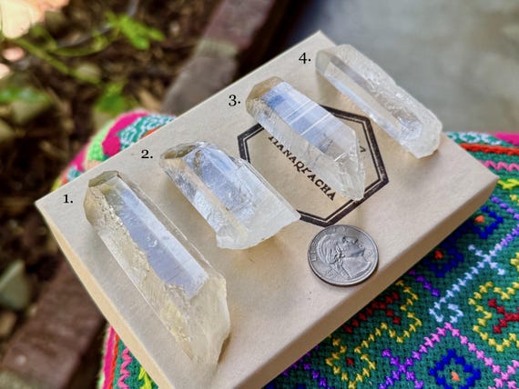 Starbrary Quartz, Zeca de Souza Mine, Choose ONE of Four, Quartz with Extraterrestrial Glyphs, Corinto, Minas Gerais, Brazil A733