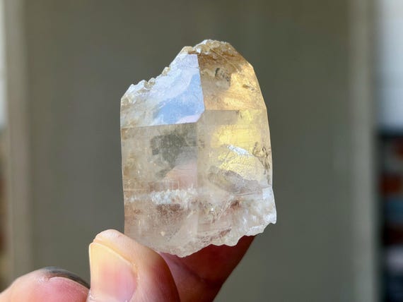 Kaolinite Quartz, Water Clear & Self-Standing, 61g, New Find, Diamantina, Minas Gerais, Brazil B459