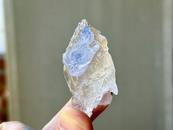 Ice Quartz, Hydrothermally Etched & Fully Terminated, 56g, Spiritual Evolution and Transformation, Diamantina, Minas Gerais, Brazil A355