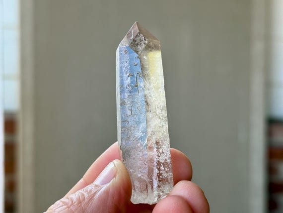 Sirian Starbrary Quartz with Time Link, 43g, Quartz with Extraterrestrial Glyphs, Minas Gerais, Brazil A070