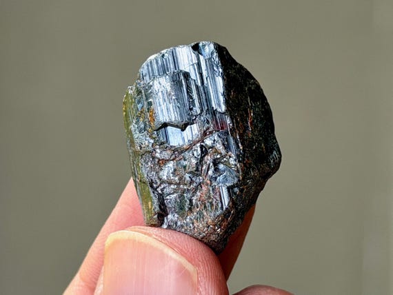 Silver Rutile, Naturally Etched, 42g, Old Find, Conductor Amplifier Crystal, Bahia, Brazil B296
