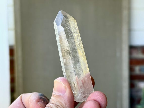 Starbrary Quartz Time Link, 63g, Quartz with Extraterrestrial Glyphs, Zeca de Souza, Minas Gerais, Brazil T938