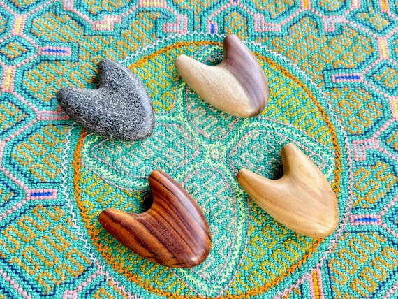 Basic Kuripe, Your Choice of 4 Different Styles, Wood or Stone, Single Block Kuripe, Handcrafted Shamanic Self-Applicator Pipe