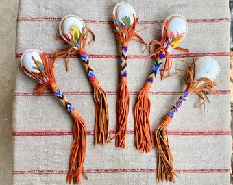 Andean Shaman Rattle, Traditional Peruvian Shaker Instrument for Shamanic Plant Medicine ceremony, Native South American, Made in Peru