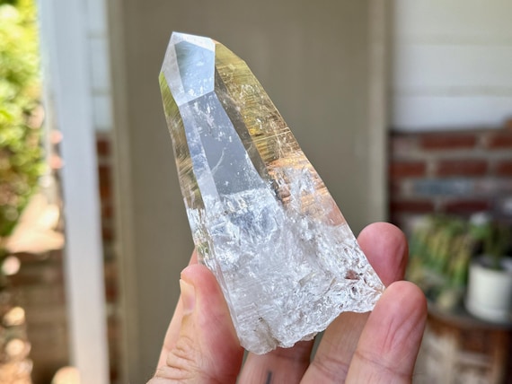 Peñas Blancas Lemurian, Self-Standing & Water Clear, New Find, 236g, AAA Pristine Lemurian, Boyaca, Colombia W105