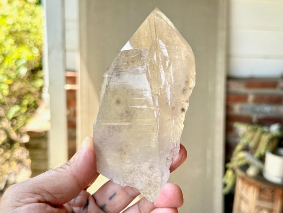 Smoky Elestial Cathedral Quartz, Galactic Key Formation, 286g, Coronel Murta, Minas Gerais, Brazil W385