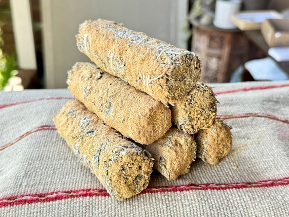 Sage and Palo Santo Smudge Bundle, 4" Size, Mexican Mountain Sage with Palo Santo Powder, All Natural Incense, Ethically Harvested